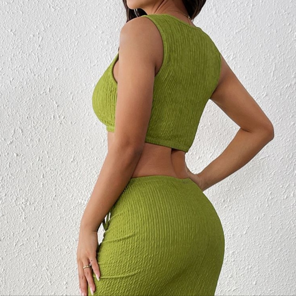 Electric Lime Skirt Set - Picture 13 of 15